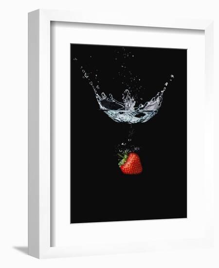 Strawberry in Water-John Smith-Framed Photographic Print