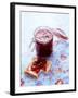 Strawberry Jam on Toast and in Preserving Jar-Roland Zollner-Framed Photographic Print