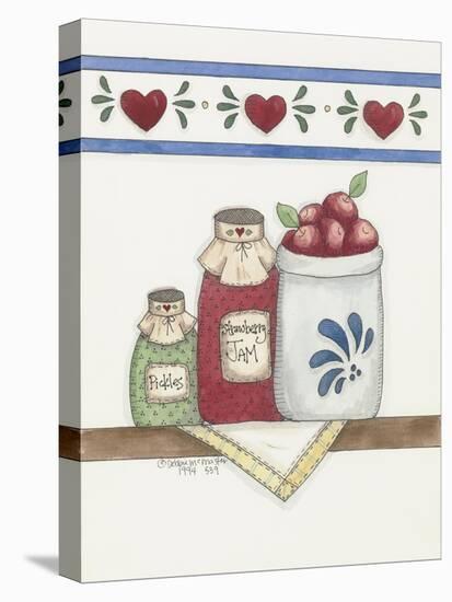 Strawberry Jam-Debbie McMaster-Stretched Canvas