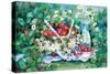 Strawberry Picnic-Kathleen Parr McKenna-Stretched Canvas