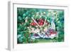 Strawberry Picnic-Kathleen Parr McKenna-Framed Art Print