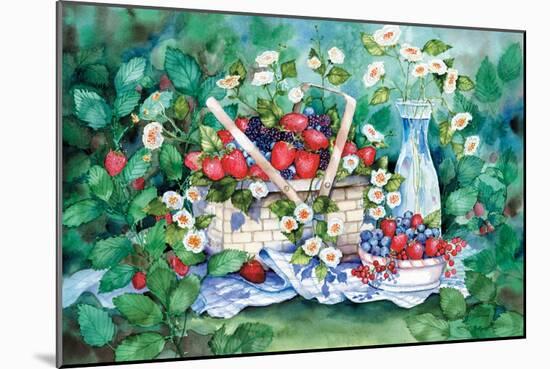 Strawberry Picnic-Kathleen Parr McKenna-Mounted Art Print