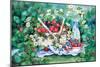 Strawberry Picnic-Kathleen Parr McKenna-Mounted Premium Giclee Print