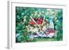 Strawberry Picnic-Kathleen Parr McKenna-Framed Art Print