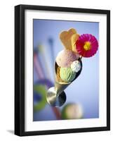 Strawberry, Pistachio & Chocolate Ice Cream, Cream & Wafers-Martina Urban-Framed Photographic Print