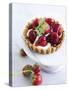 Strawberry Shortcake with Cream-Valerie Janssen-Stretched Canvas