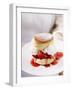 Strawberry Shortcake with Cream-null-Framed Photographic Print