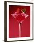 Strawberry Sorbet in a Stem Glass-Bodo A^ Schieren-Framed Photographic Print