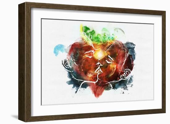 Strawberry Swing-Alex Cherry-Framed Art Print