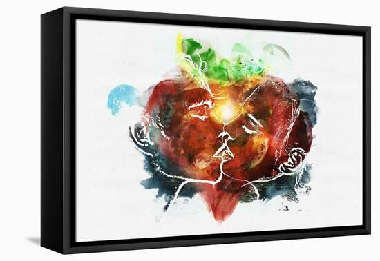 Strawberry Swing-Alex Cherry-Framed Stretched Canvas