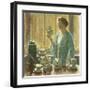 Strawberry Tea Set, 1912-Frederick Childe Hassam-Framed Premium Giclee Print