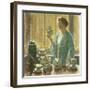 Strawberry Tea Set, 1912-Frederick Childe Hassam-Framed Premium Giclee Print