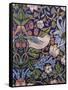 'Strawberry Thief' Curtain, 1883 (Printed Textile)-William Morris-Framed Stretched Canvas