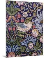 'Strawberry Thief' Curtain, 1883 (Printed Textile)-William Morris-Mounted Giclee Print