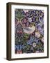 'Strawberry Thief' Curtain, 1883 (Printed Textile)-William Morris-Framed Giclee Print