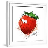 Strawberry-Dakalova Iuliia-Framed Art Print