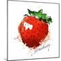 Strawberry-Dakalova Iuliia-Mounted Art Print