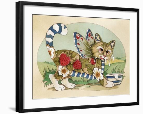 Strawberry-Linda Ravenscroft-Framed Giclee Print