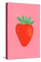 Strawberry-Gigi Rosado-Stretched Canvas