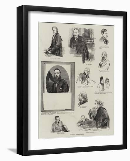 Stray Sketches-Sydney Prior Hall-Framed Giclee Print