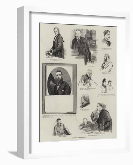 Stray Sketches-Sydney Prior Hall-Framed Giclee Print