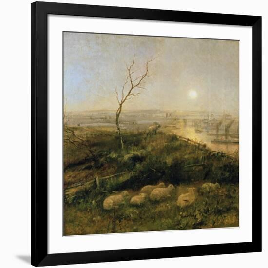 Strayed, a Moonlight Pastoral, 1878-Cecil Gordon Lawson-Framed Giclee Print