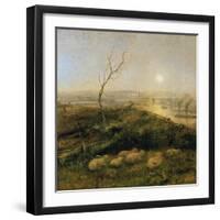 Strayed, a Moonlight Pastoral, 1878-Cecil Gordon Lawson-Framed Giclee Print