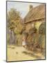 Straying-Helen Allingham-Mounted Giclee Print