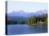 Strbske Pleso (Lake) and Peaks of Vysoke Tatry Mountains at Sunset, Vysoke Tatry, Slovakia-Richard Nebesky-Stretched Canvas