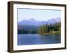 Strbske Pleso (Lake) and Peaks of Vysoke Tatry Mountains at Sunset, Vysoke Tatry, Slovakia-Richard Nebesky-Framed Photographic Print