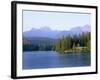 Strbske Pleso (Lake) and Peaks of Vysoke Tatry Mountains at Sunset, Vysoke Tatry, Slovakia-Richard Nebesky-Framed Photographic Print