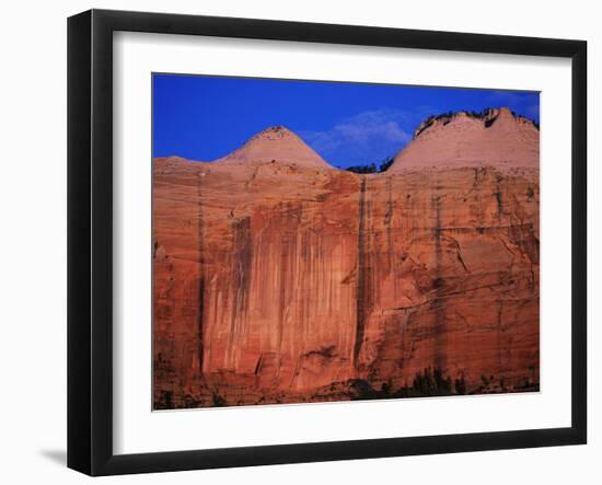 Streaked Wall and Beehives at Sunrise-Bill Ross-Framed Photographic Print