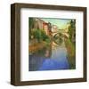 Stream Bridge-Chris Vest-Framed Art Print