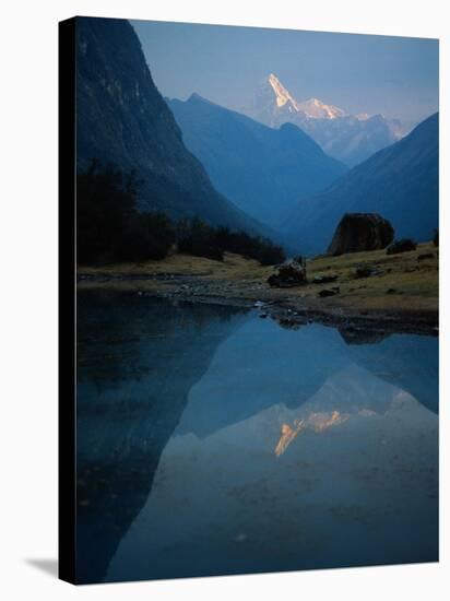 Stream by River, Cordillera Blanca, Peru-Mitch Diamond-Stretched Canvas