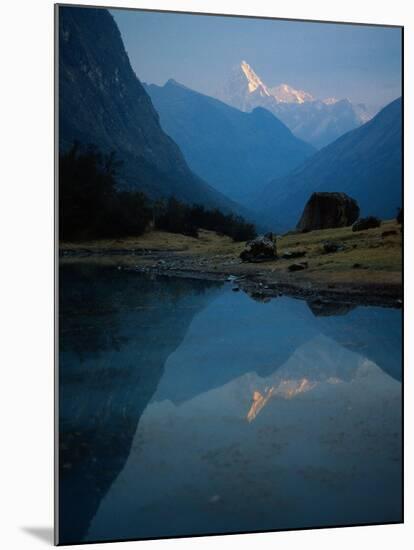Stream by River, Cordillera Blanca, Peru-Mitch Diamond-Mounted Premium Photographic Print