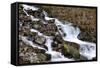 Stream Falls V-Logan Thomas-Framed Stretched Canvas