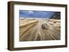 Stream flowing over a rock into the Pacific Ocean at Garrapata Beach, California-Sheila Haddad-Framed Photographic Print