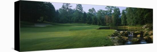 Stream in a Golf Course, Laurel Valley Golf Club, Ligonier, Pennsylvania, USA-null-Stretched Canvas