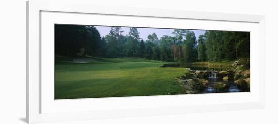 Stream in a Golf Course, Laurel Valley Golf Club, Ligonier, Pennsylvania, USA-null-Framed Photographic Print