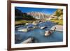 Stream in Sam Mack Meadow, John Muir Wilderness, Sierra Nevada Mountains, California, USA-Russ Bishop-Framed Premium Photographic Print