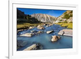 Stream in Sam Mack Meadow, John Muir Wilderness, Sierra Nevada Mountains, California, USA-Russ Bishop-Framed Photographic Print