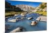 Stream in Sam Mack Meadow, John Muir Wilderness, Sierra Nevada Mountains, California, USA-Russ Bishop-Mounted Photographic Print