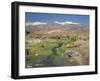 Stream in the Atacama Desert with the Andes on the Horizon, San Pedro De Atacama Region, Chile-Robert Francis-Framed Photographic Print