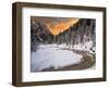 Stream in the snow-Marco Carmassi-Framed Photographic Print