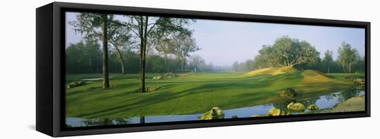Stream on a Golf Course, Haile Plantation, Gainesville, Florida, USA-null-Framed Stretched Canvas