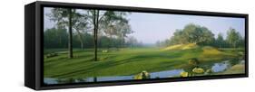 Stream on a Golf Course, Haile Plantation, Gainesville, Florida, USA-null-Framed Stretched Canvas