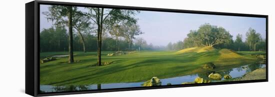 Stream on a Golf Course, Haile Plantation, Gainesville, Florida, USA-null-Framed Stretched Canvas