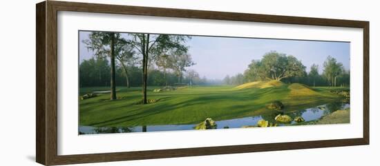 Stream on a Golf Course, Haile Plantation, Gainesville, Florida, USA-null-Framed Photographic Print