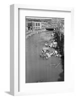 Stream Polluted with Automotive and Household Waste-Philip Gendreau-Framed Photographic Print