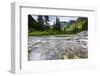 Stream, Rocks, Rushing Water, Glacier National Park, Montana-Yitzi Kessock-Framed Photographic Print